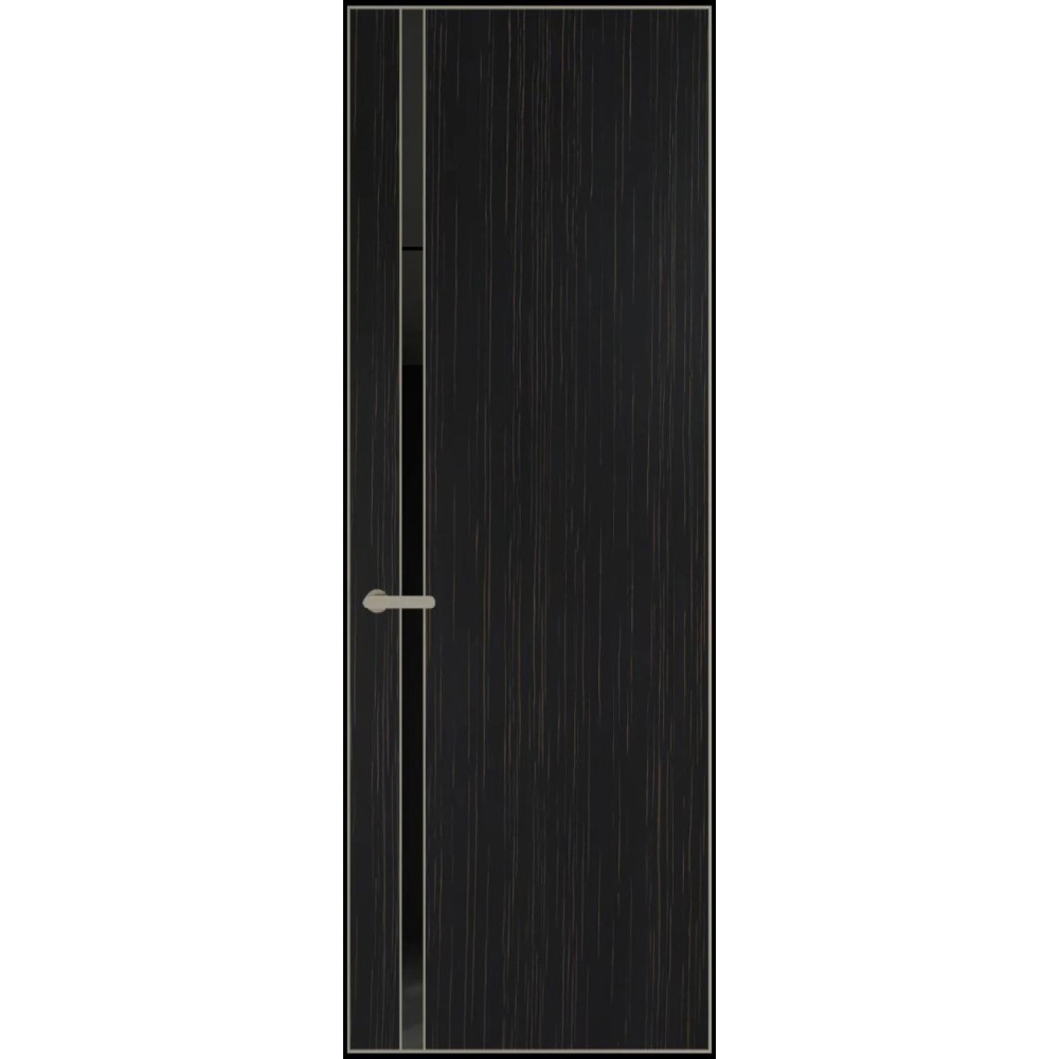 21VA натуральный шпон (Натуральный шпон ESPRESSO 1042S (в), Профиль Никель матовый, Заказная)