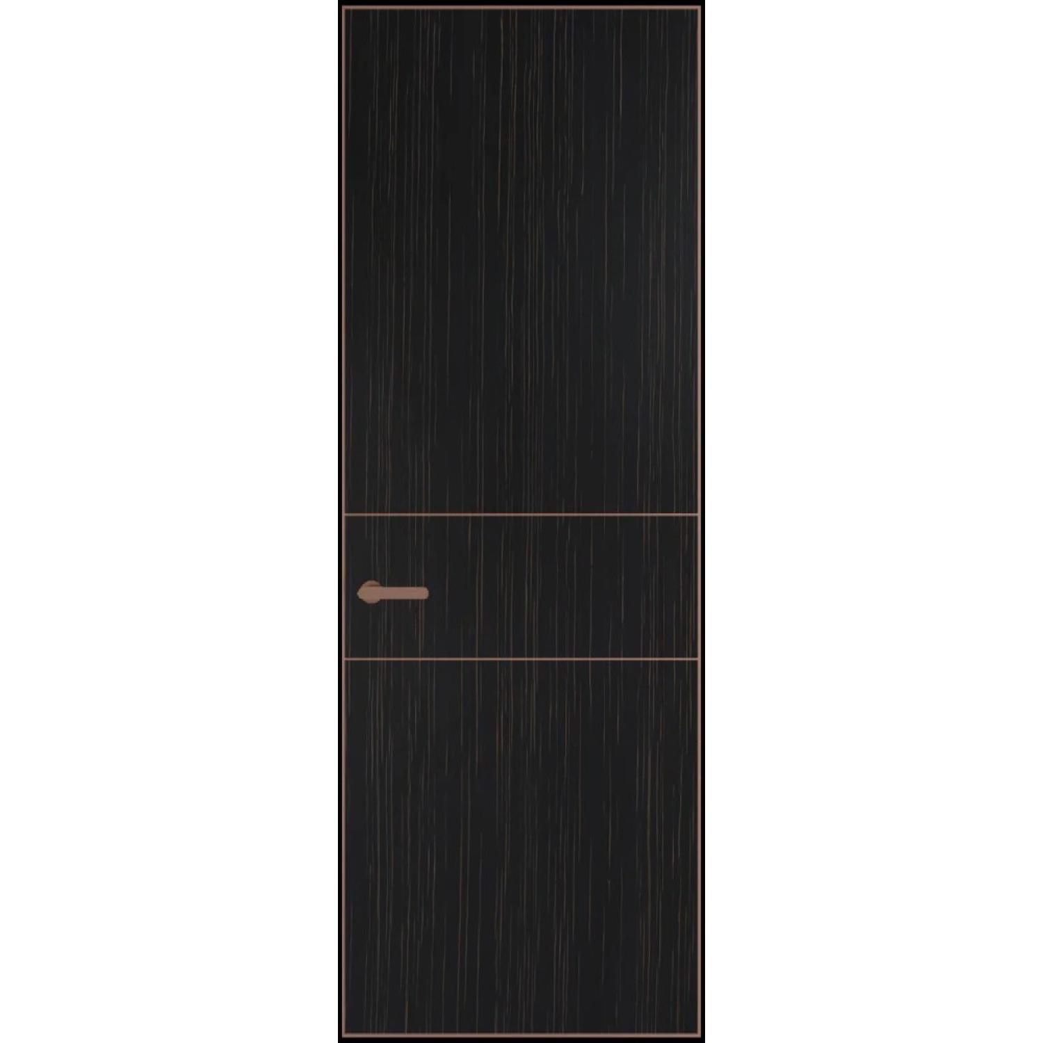 14VA натуральный шпон (Натуральный шпон ESPRESSO 1042S (в), Профиль Медь, Заказная)