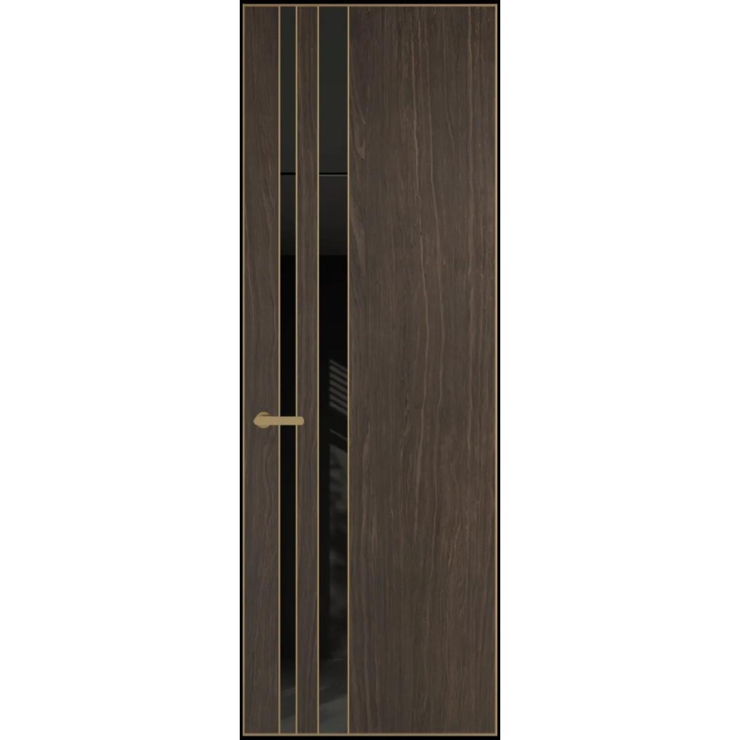 20VA натуральный шпон (Натуральный шпон ESPRESSO 1386M, Профиль Золото, Заказная)