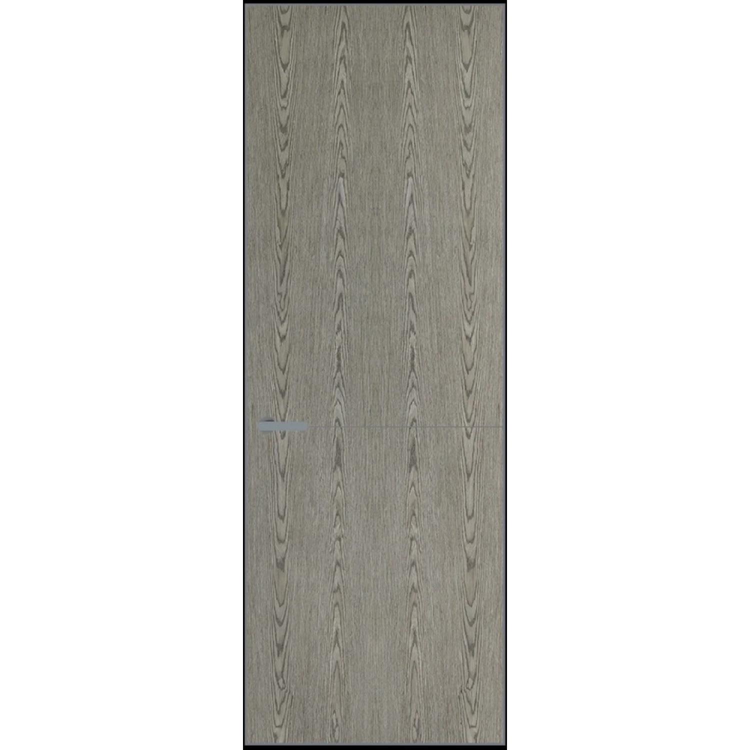 16VA натуральный шпон (Натуральный шпон BIANCHE NOTTI 08С, Профиль Серебро, Заказная)