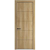 Дверь межкомнатная экошпон  15 NA (алюминиевый молдинг 3мм)