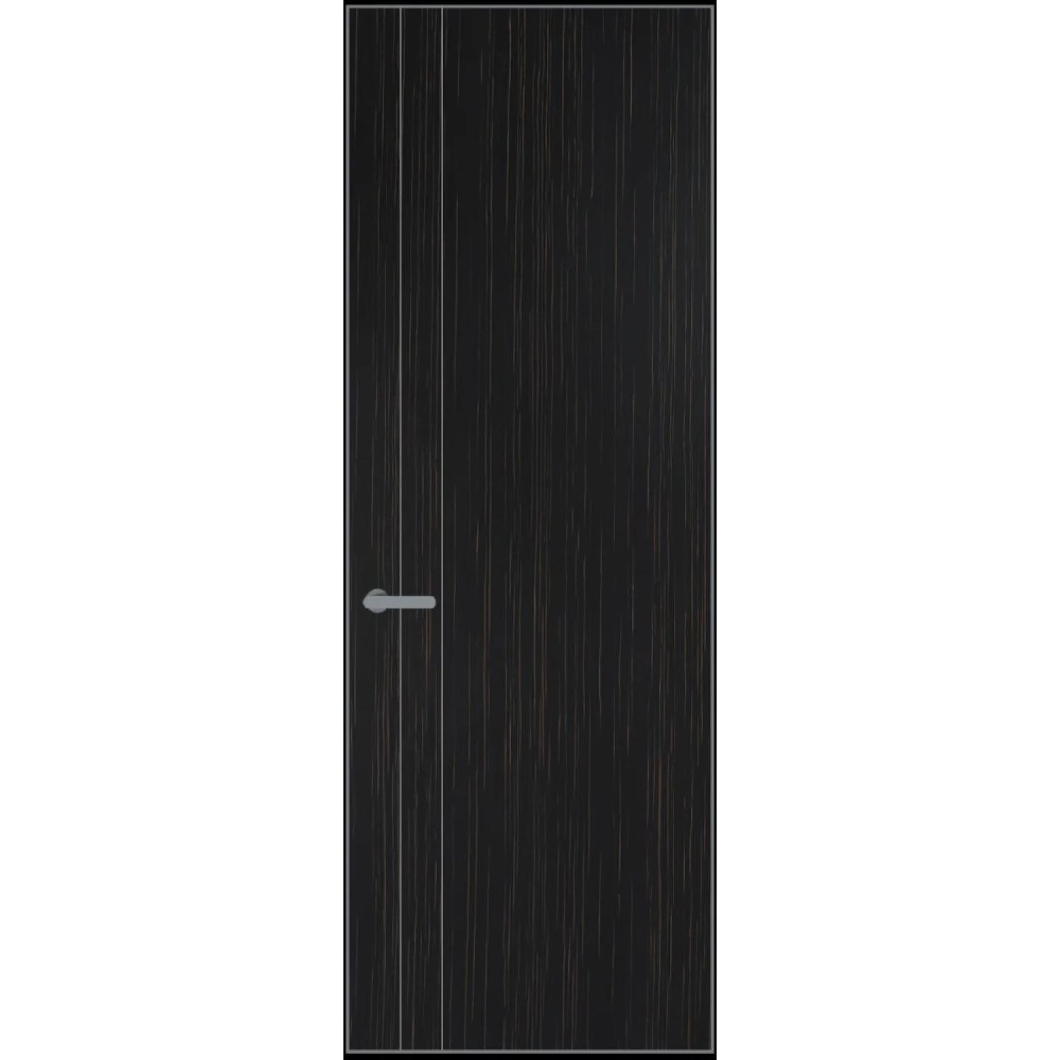 12VA натуральный шпон (Натуральный шпон ESPRESSO 1042S (в), Профиль Серебро, Заказная)