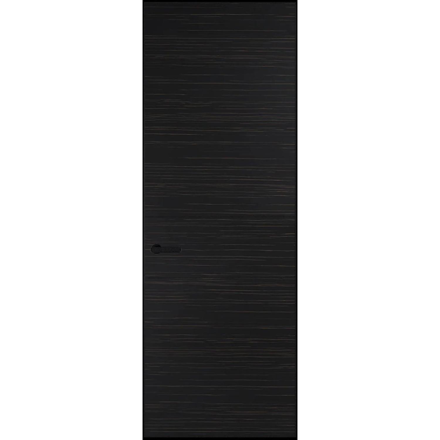 14VA натуральный шпон (Натуральный шпон ESPRESSO 1042S (г), Профиль Черный Муар, Заказная)