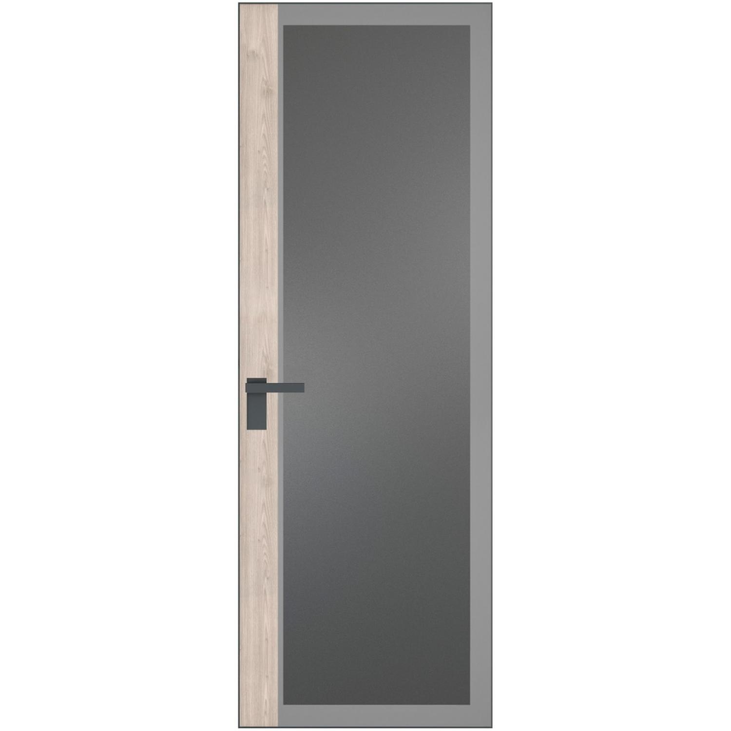 6 AGK (Мателюкс графит, серый прокрас, Профиль Серая ночь, Заказная)