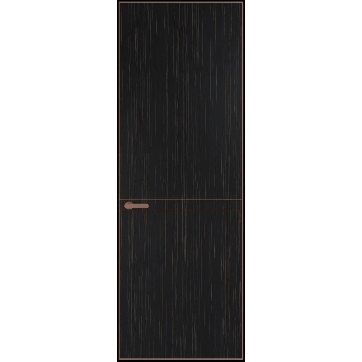 11VA натуральный шпон (Натуральный шпон ESPRESSO 1042S (в), Профиль Медь, Заказная)