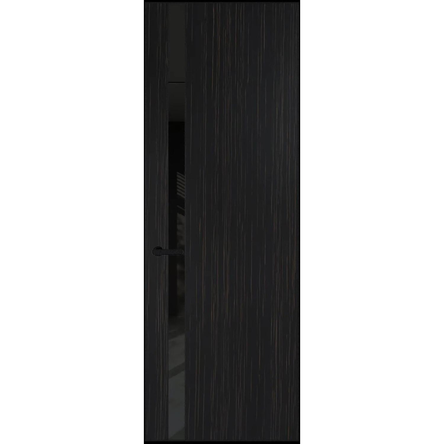 18VA натуральный шпон (Натуральный шпон ESPRESSO 1042S (в), Профиль Черный Муар, Заказная)