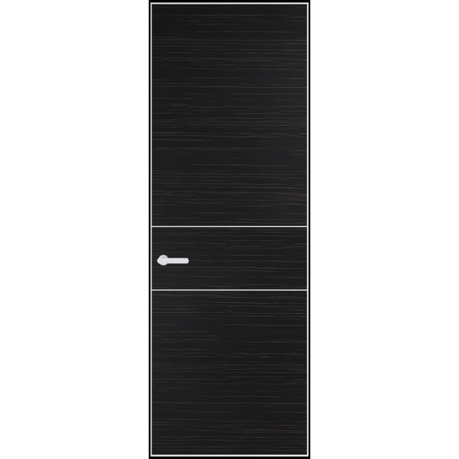 14VA натуральный шпон (Натуральный шпон ESPRESSO 1042S (г), Профиль Вайт, Заказная)