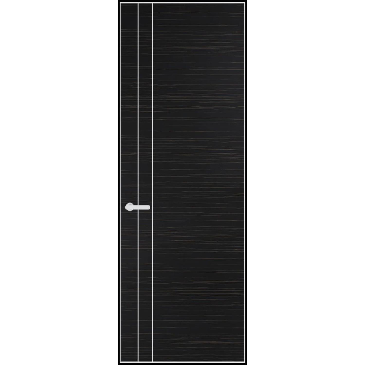 12VA натуральный шпон (Натуральный шпон ESPRESSO 1042S (г), Профиль Вайт, Заказная)