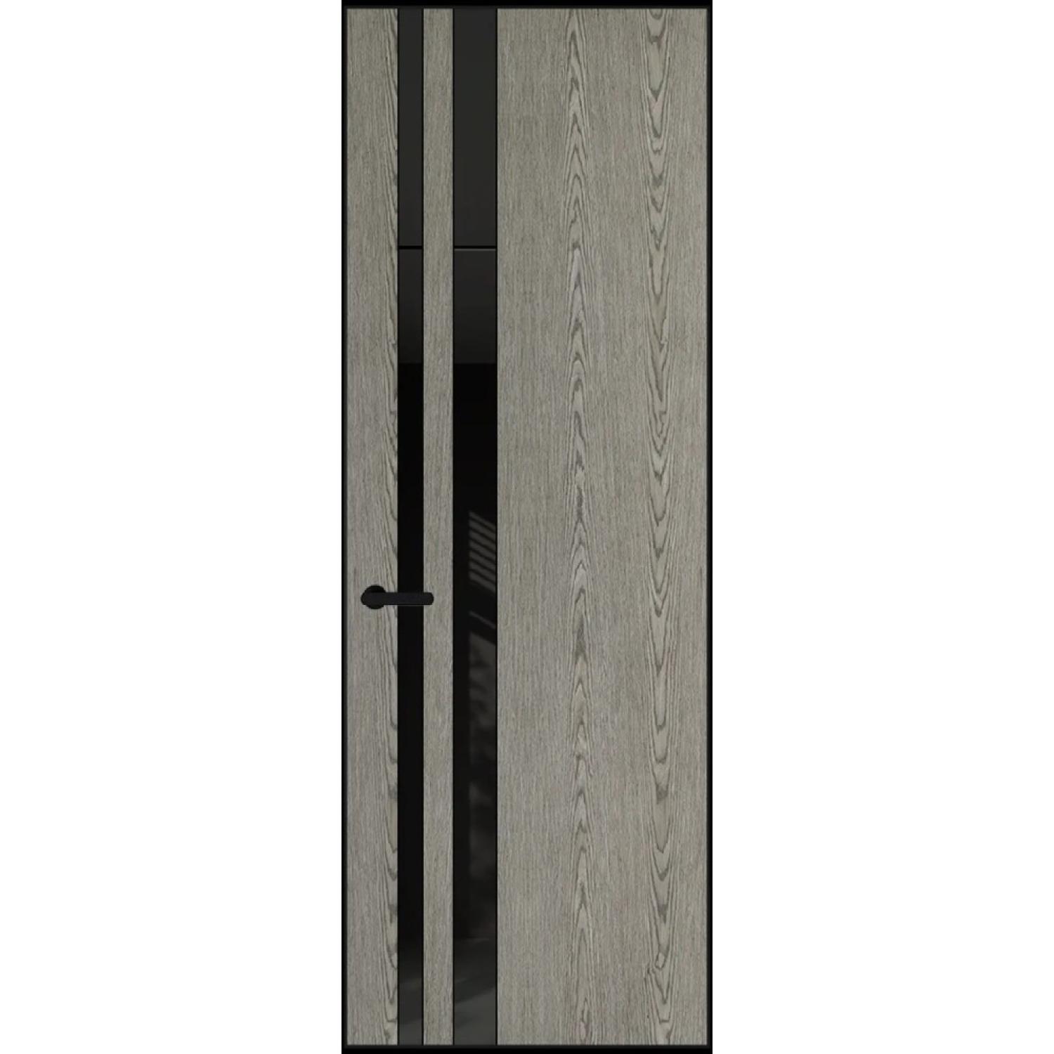 20VA натуральный шпон (Натуральный шпон BIANCHE NOTTI 08С, Профиль Черный, Заказная)