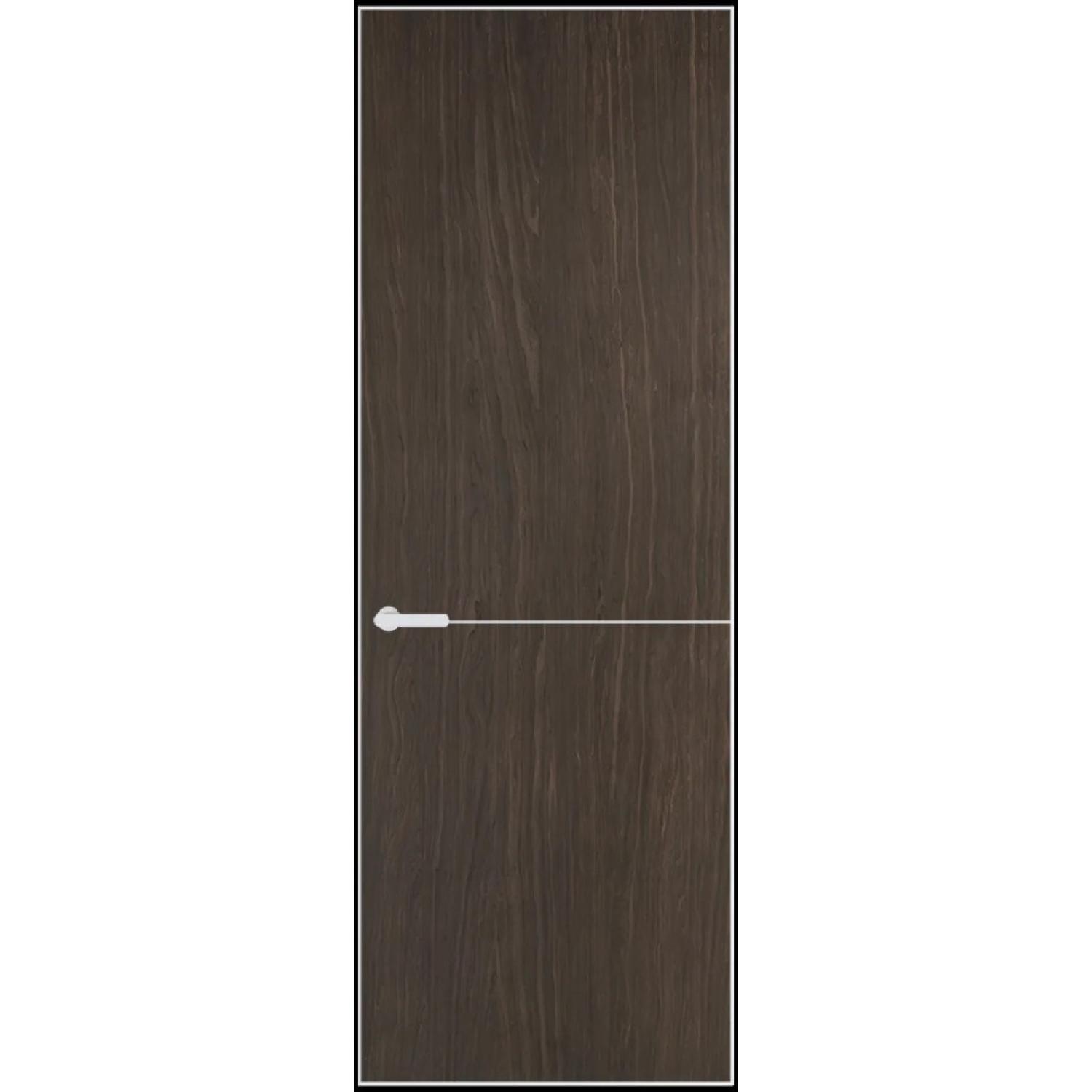 16VA натуральный шпон (Натуральный шпон ESPRESSO 1386M, Профиль Вайт, Заказная)