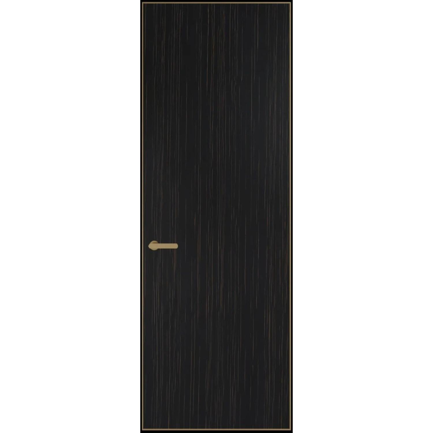 1VA натуральный шпон (Натуральный шпон ESPRESSO 1042S (в), Профиль Золото, Заказная)