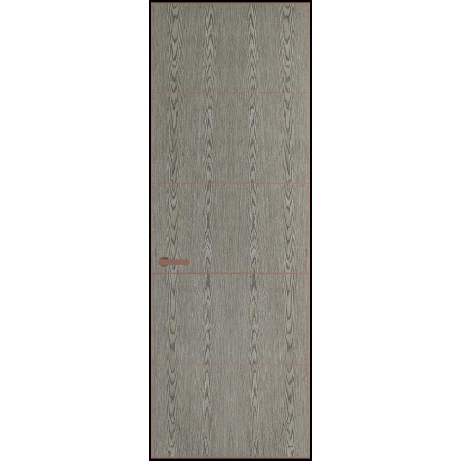 15VA натуральный шпон (Натуральный шпон BIANCHE NOTTI 08С, Профиль Медь, Заказная)