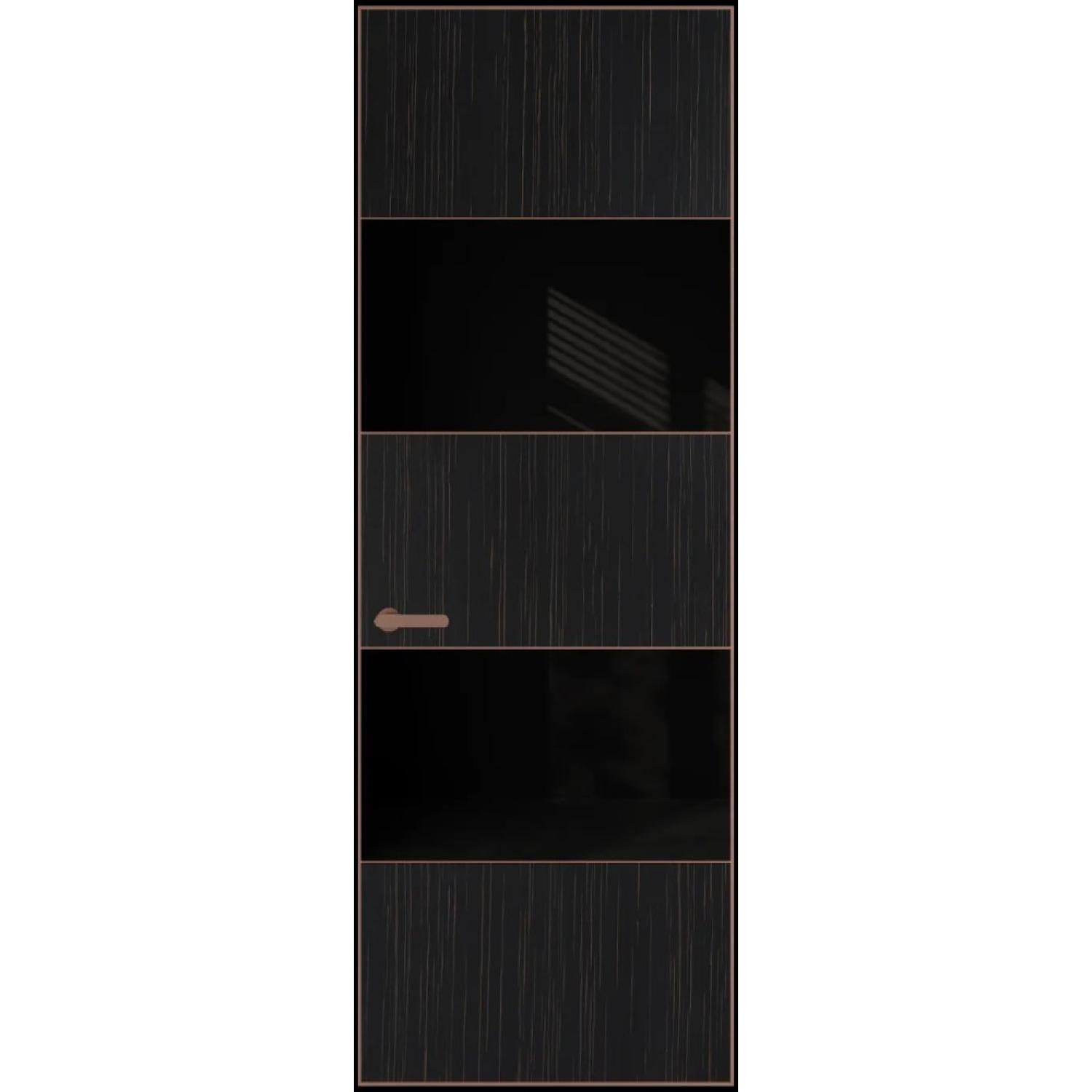 22VA натуральный шпон (Натуральный шпон ESPRESSO 1042S (в), Профиль Медь, Заказная)