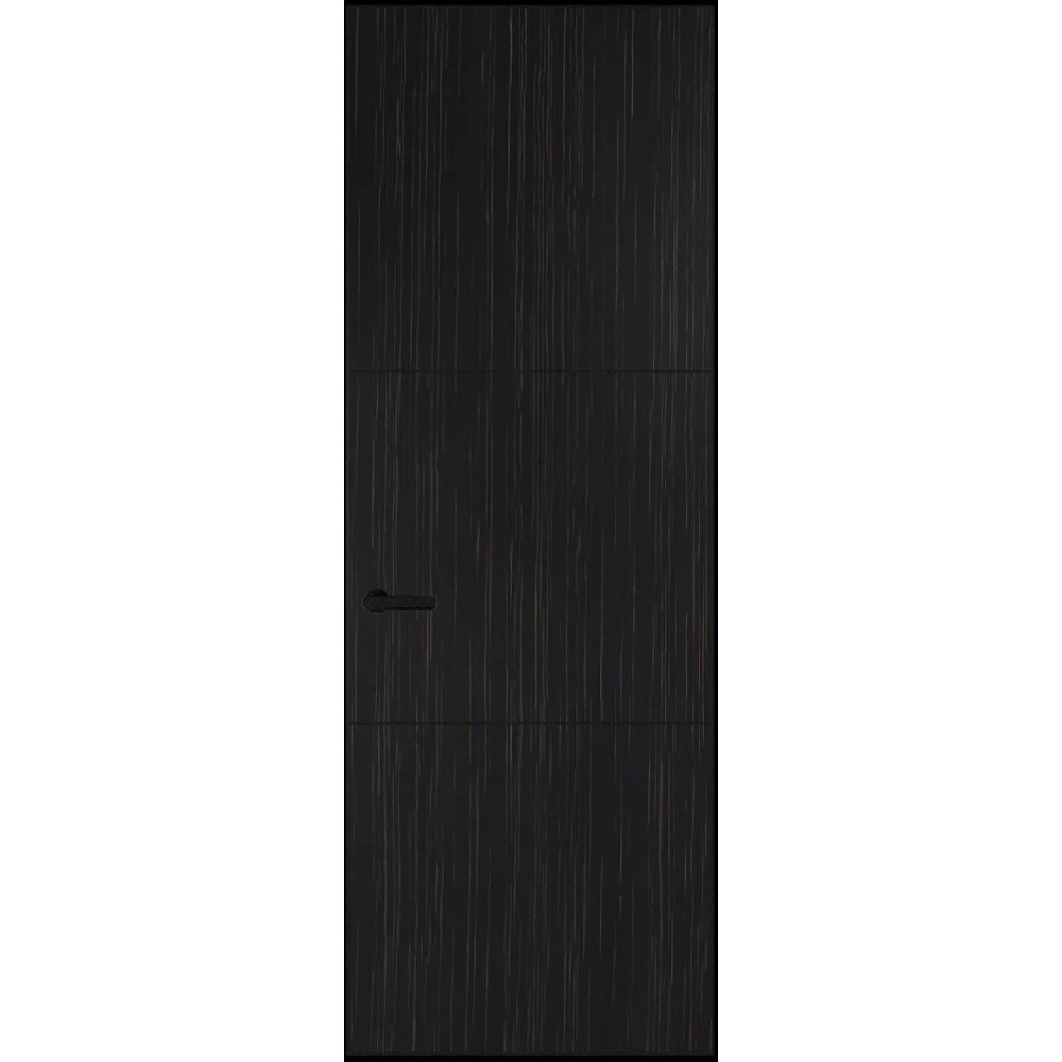 13VA натуральный шпон (Натуральный шпон ESPRESSO 1042S (в), Профиль Черный Муар, Заказная)