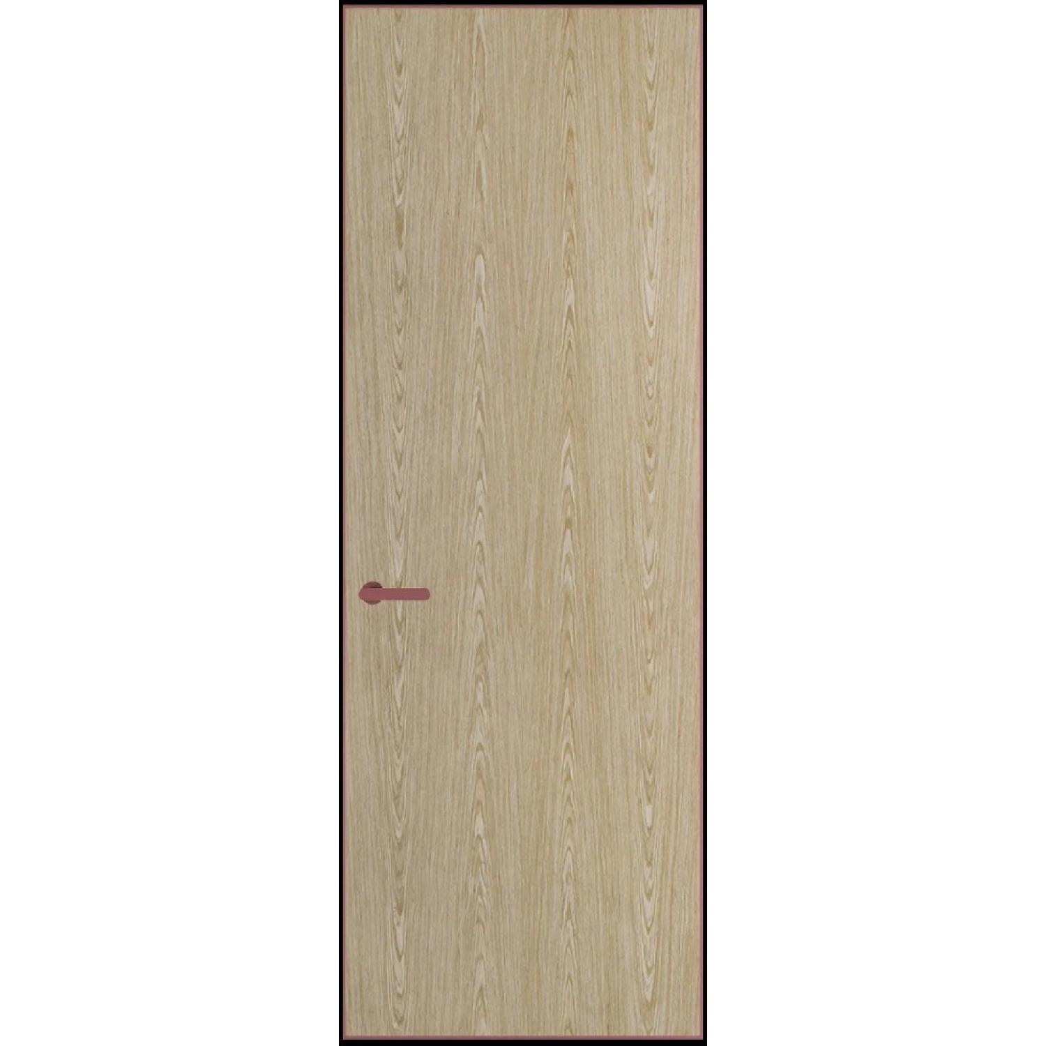 1VA натуральный шпон (Натуральный шпон DUNA 500C, Профиль Красный антрацит, Заказная)