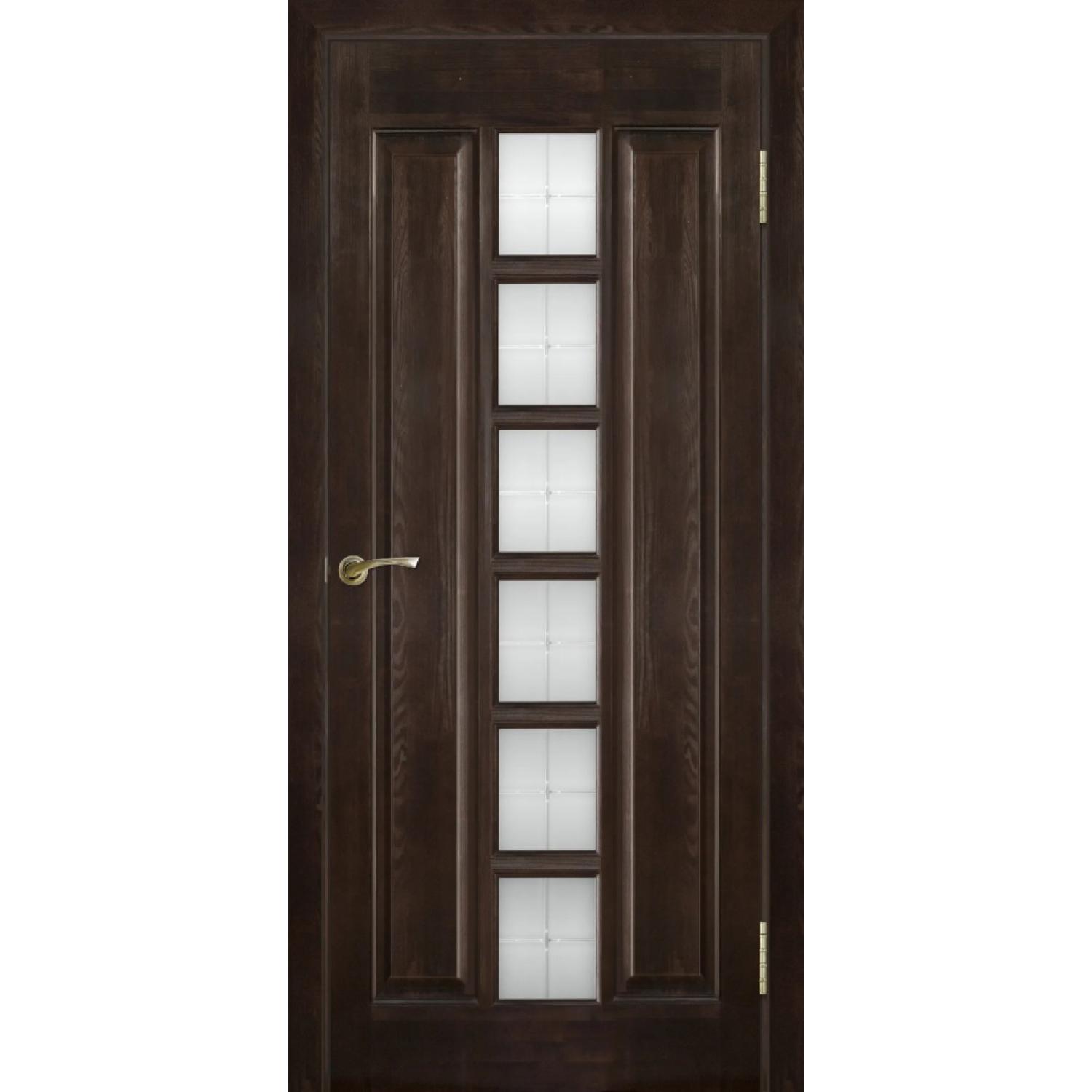 Модель №11 ДО  (2000*800, Темный  лак, Мателюкс матовое с фрезеровкой, Заказная)