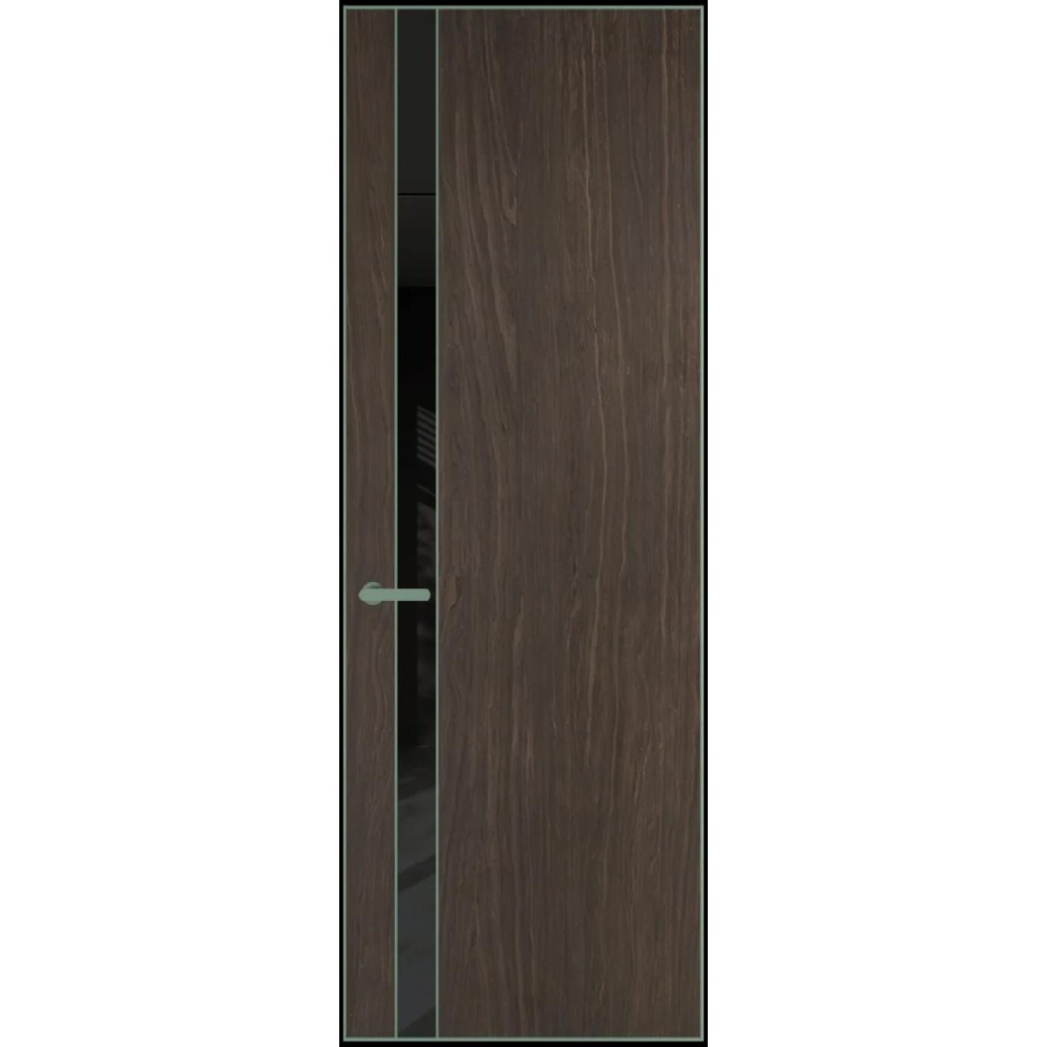 18VA натуральный шпон (Натуральный шпон ESPRESSO 1386M, Профиль Зеленый воск, Заказная)