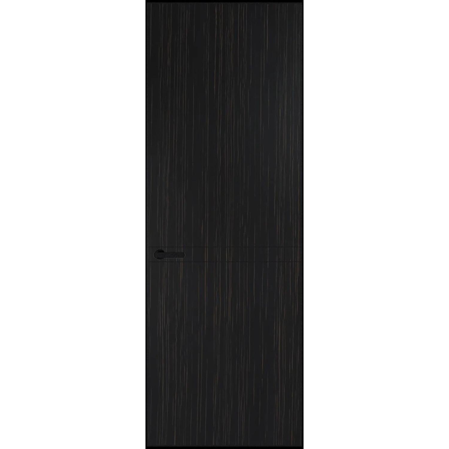 11VA натуральный шпон (Натуральный шпон ESPRESSO 1042S (в), Профиль Черный Муар, Заказная)