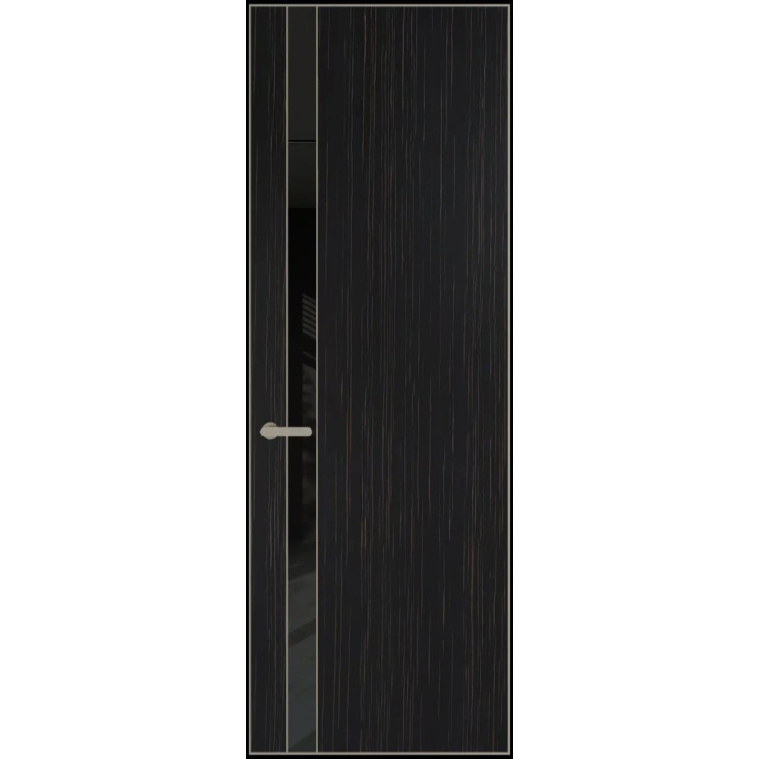 18VA натуральный шпон (Натуральный шпон ESPRESSO 1042S (в), Профиль Никель матовый, Заказная)