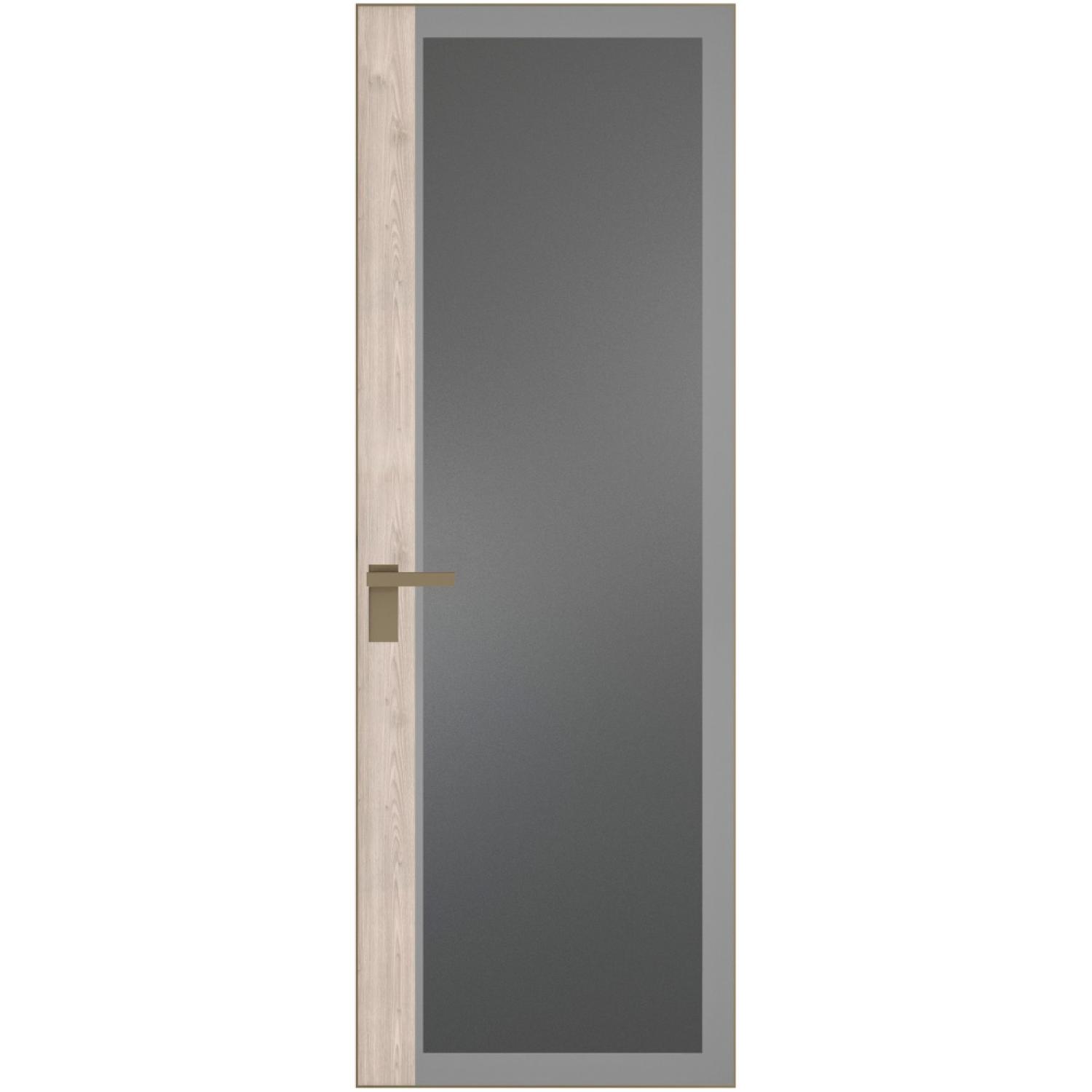 6 AGK (Мателюкс графит, серый прокрас, Профиль Шампань, Заказная)