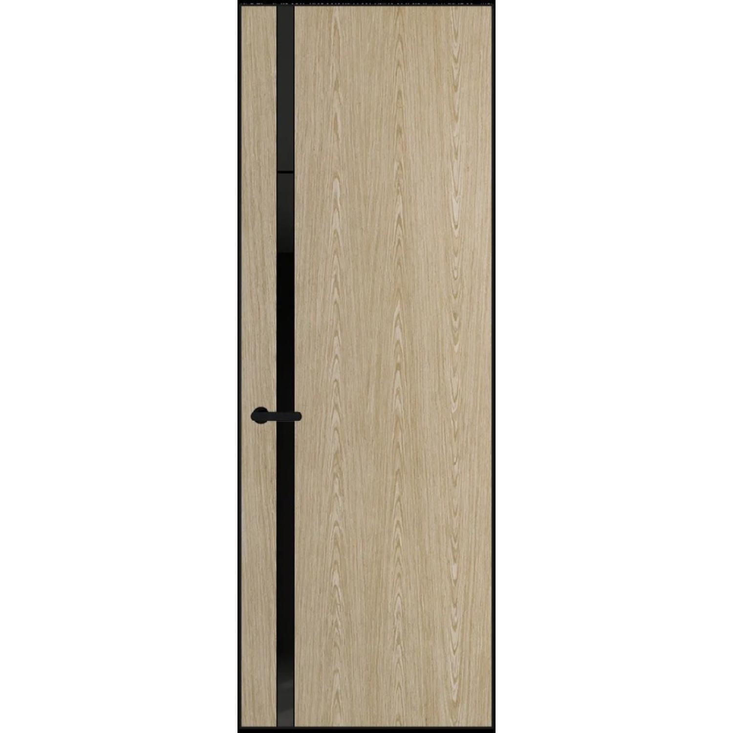 21VA натуральный шпон (Натуральный шпон DUNA 500C, Профиль Черный, Заказная)