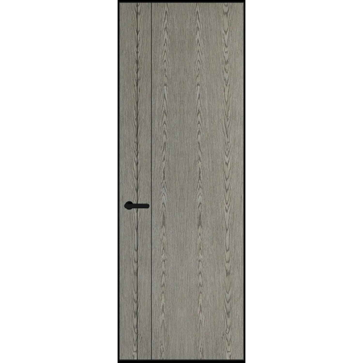 12VA натуральный шпон (Натуральный шпон BIANCHE NOTTI 08С, Профиль Черный, Заказная)