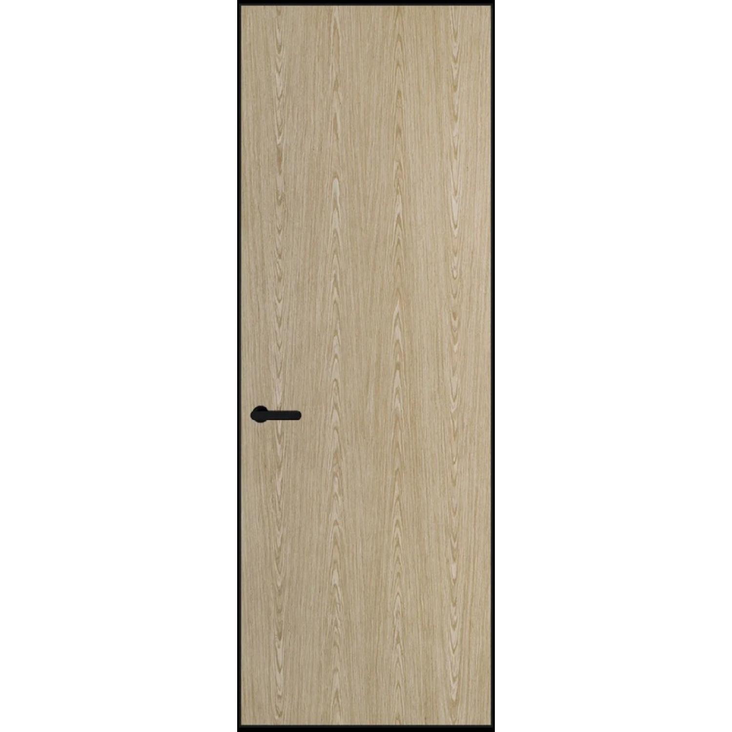 1VA натуральный шпон (Натуральный шпон DUNA 500C, Профиль Черный, Заказная)