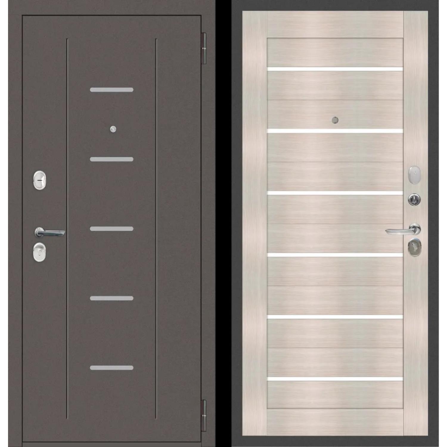 M33 (960*2050 R, Антик Серебро (Полимерно-порошковое), Лиственница беленая, Заказная)