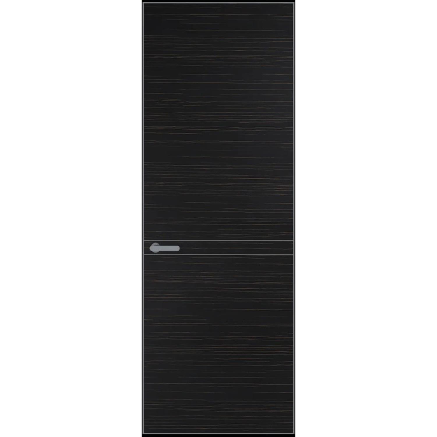 11VA натуральный шпон (Натуральный шпон ESPRESSO 1042S (г), Профиль Серебро, Заказная)