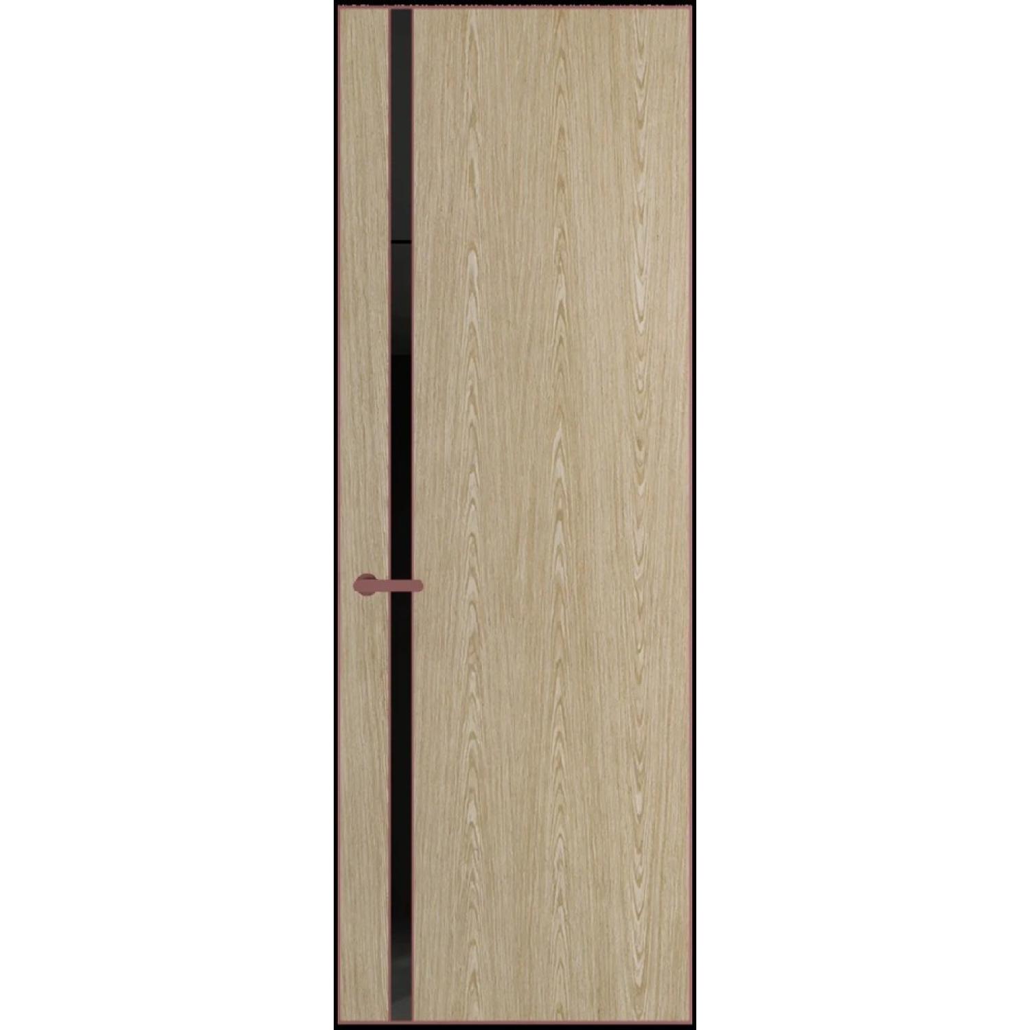 21VA натуральный шпон (Натуральный шпон DUNA 500C, Профиль Красный антрацит, Заказная)