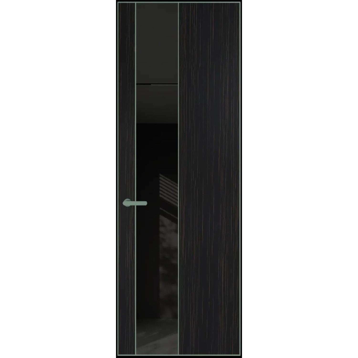 19VA натуральный шпон (Натуральный шпон ESPRESSO 1042S (в), Профиль Зеленый воск, Заказная)