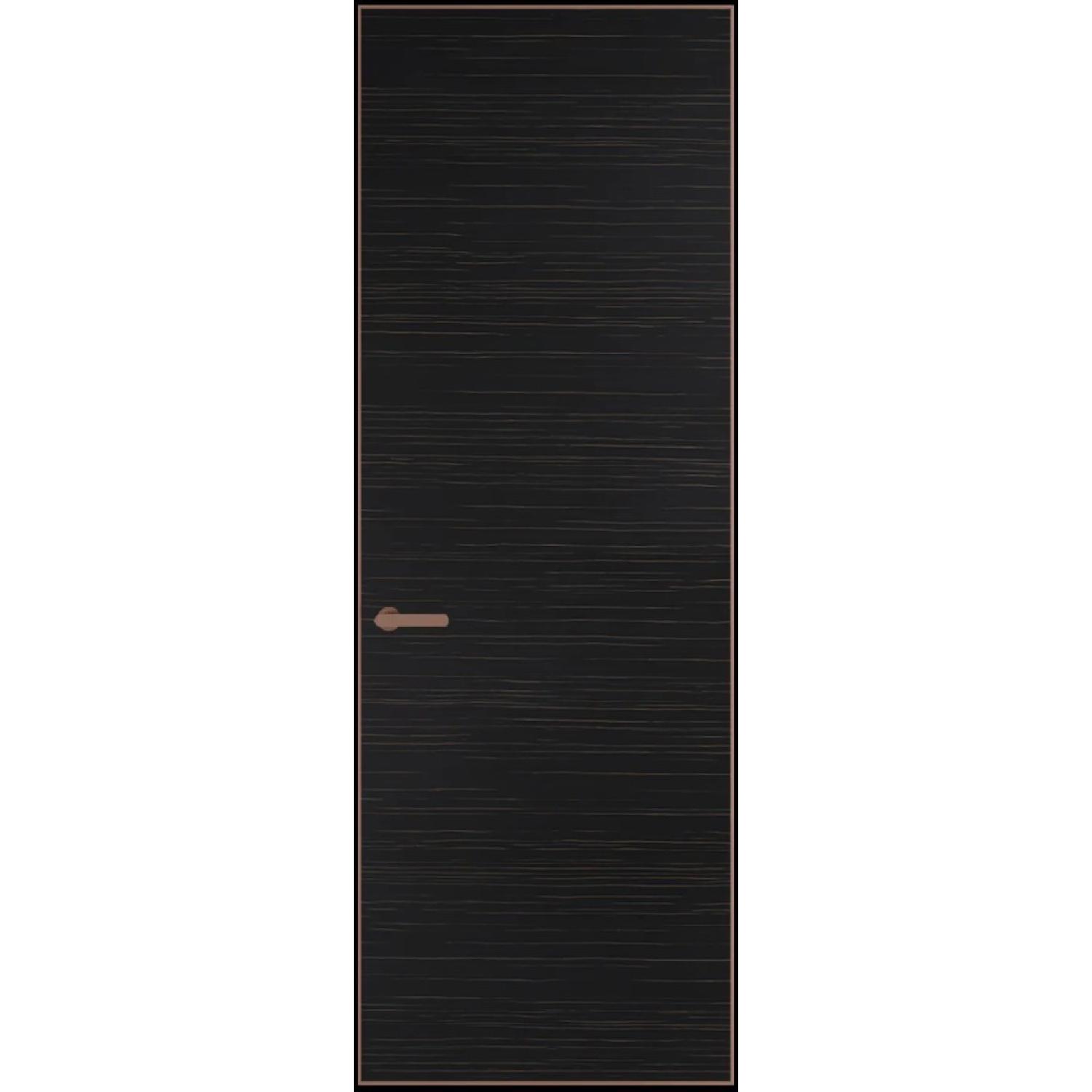 1VA натуральный шпон (Натуральный шпон ESPRESSO 1042S (г), Профиль Медь, Заказная)