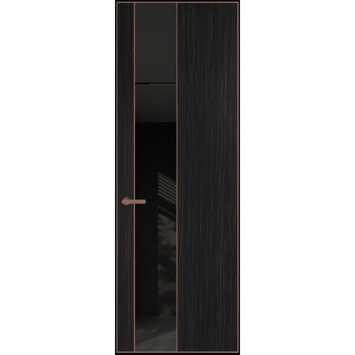 19VA натуральный шпон (Натуральный шпон ESPRESSO 1042S (в), Профиль Медь, Заказная)