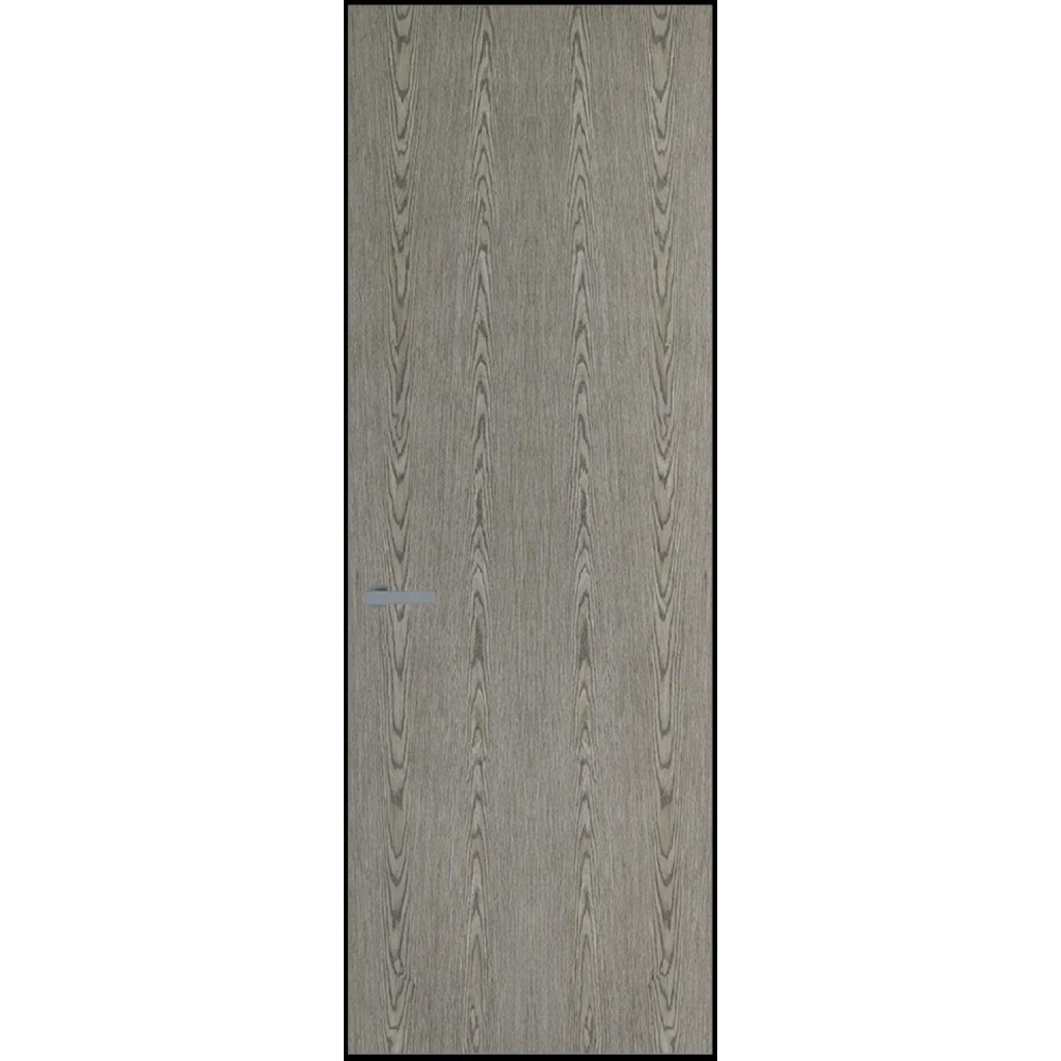 1VT натуральный шпон (Натуральный шпон BIANCHE NOTTI 08С, Профиль Серебро, Заказная)