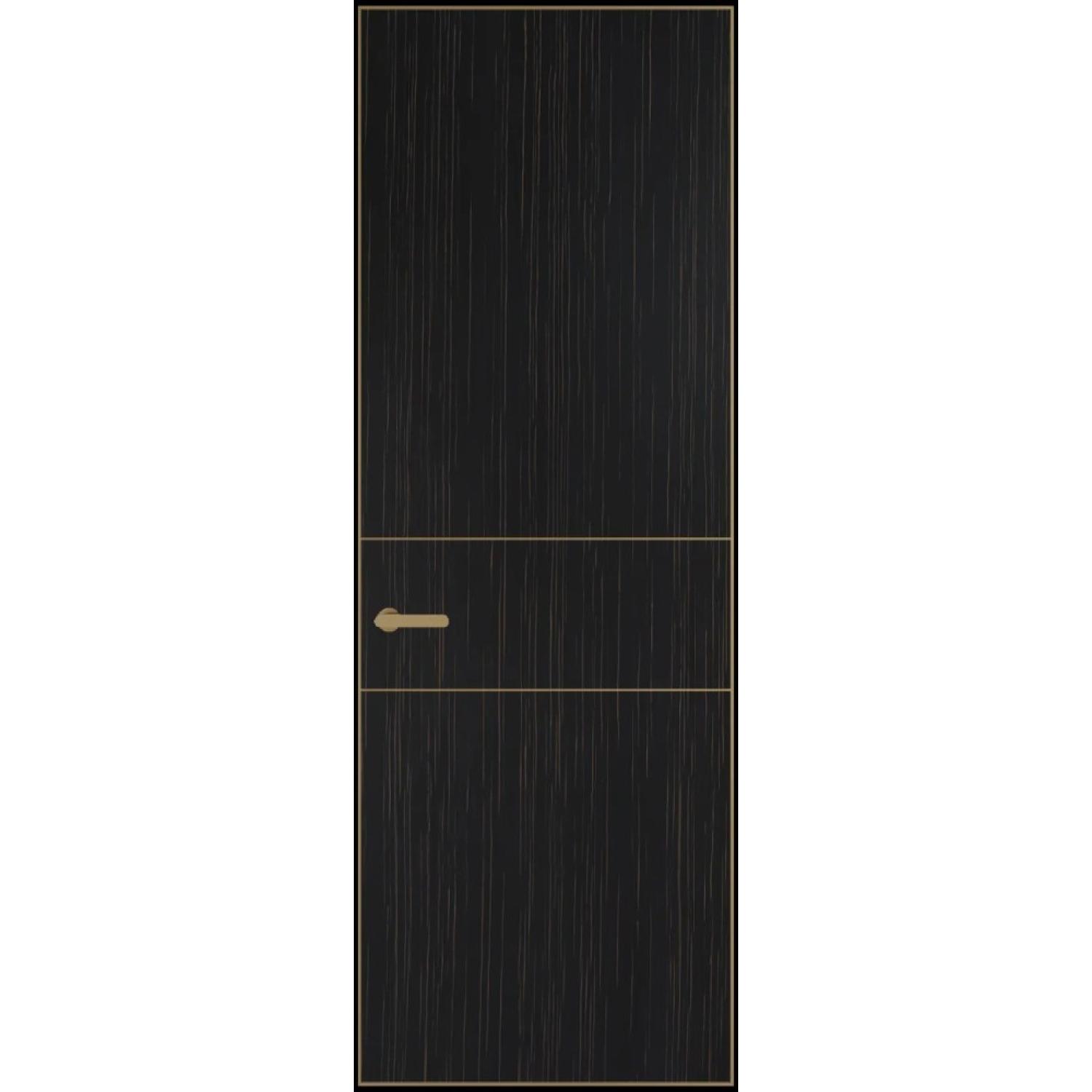 14VA натуральный шпон (Натуральный шпон ESPRESSO 1042S (в), Профиль Золото, Заказная)