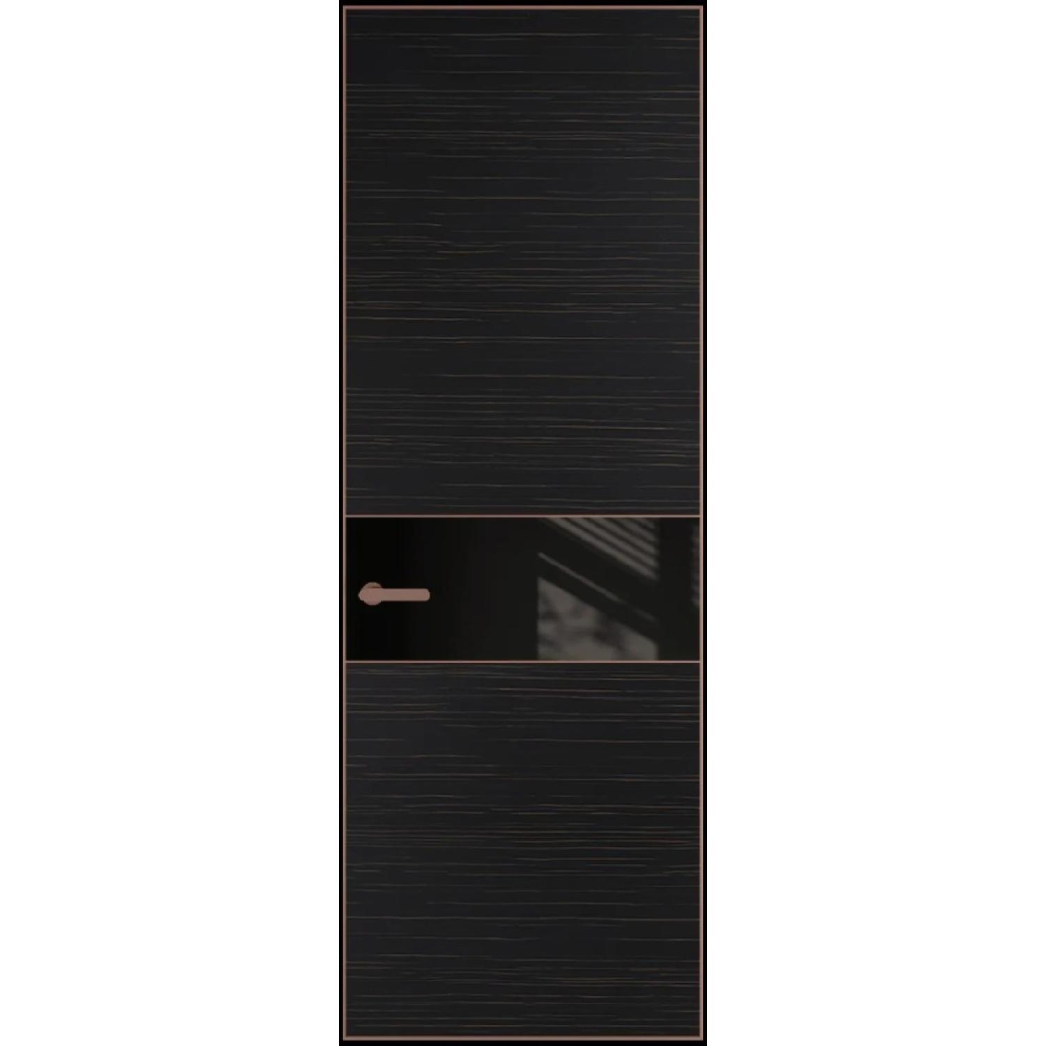 17VA натуральный шпон (Натуральный шпон ESPRESSO 1042S (г), Профиль Медь, Заказная)