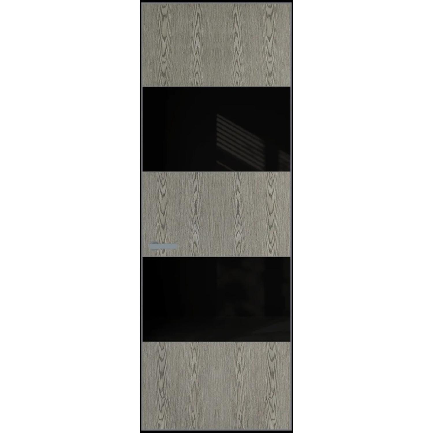 22VA натуральный шпон (Натуральный шпон BIANCHE NOTTI 08С, Профиль Серебро, Заказная)