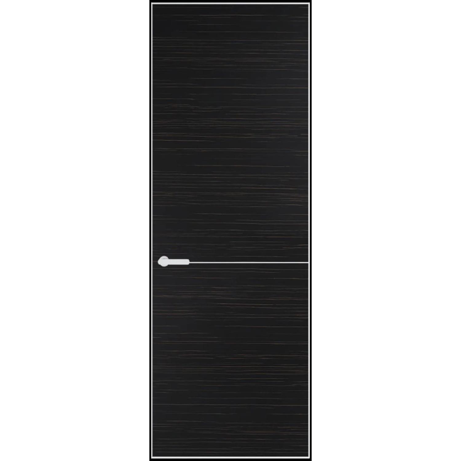 16VA натуральный шпон (Натуральный шпон ESPRESSO 1042S (г), Профиль Вайт, Заказная)