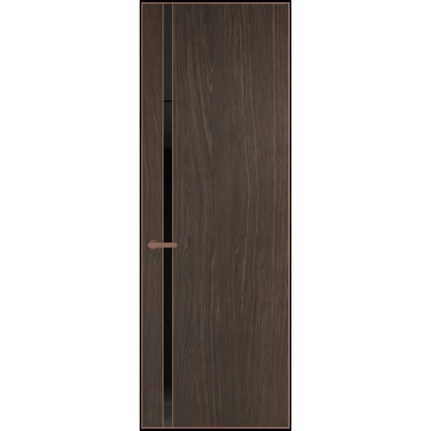 21VA натуральный шпон (Натуральный шпон ESPRESSO 1386M, Профиль Медь, Заказная)