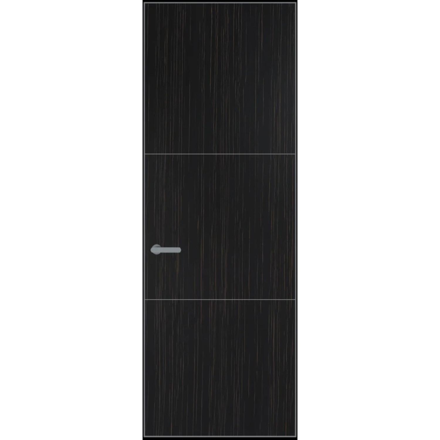 13VA натуральный шпон (Натуральный шпон ESPRESSO 1042S (в), Профиль Серебро, Заказная)