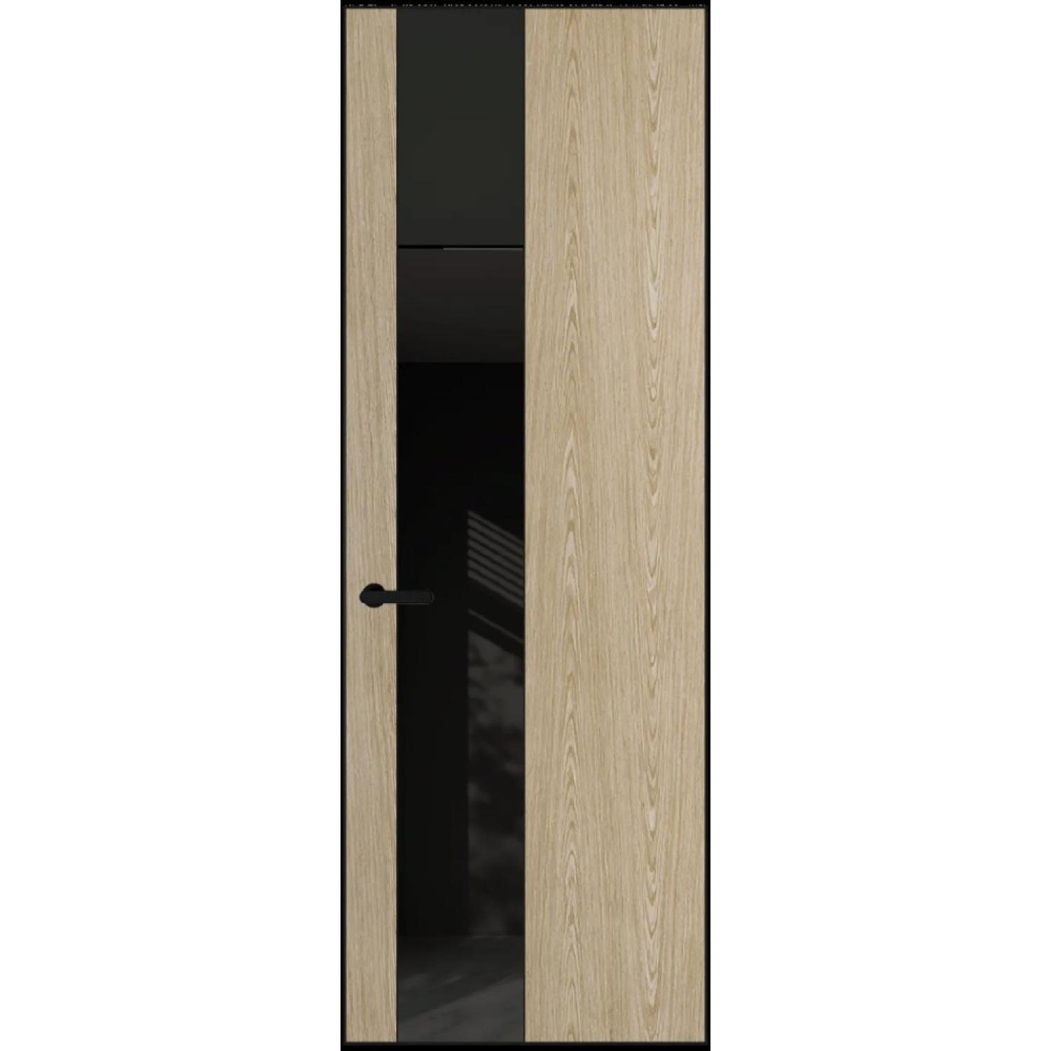 19VA натуральный шпон (Натуральный шпон DUNA 500C, Профиль Черный, Заказная)