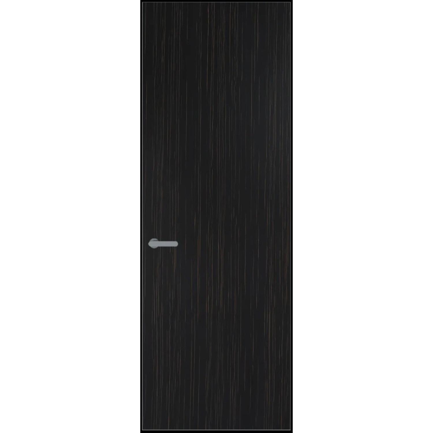 1VT натуральный шпон (Натуральный шпон ESPRESSO 1042S (в), Профиль Серебро, Заказная)