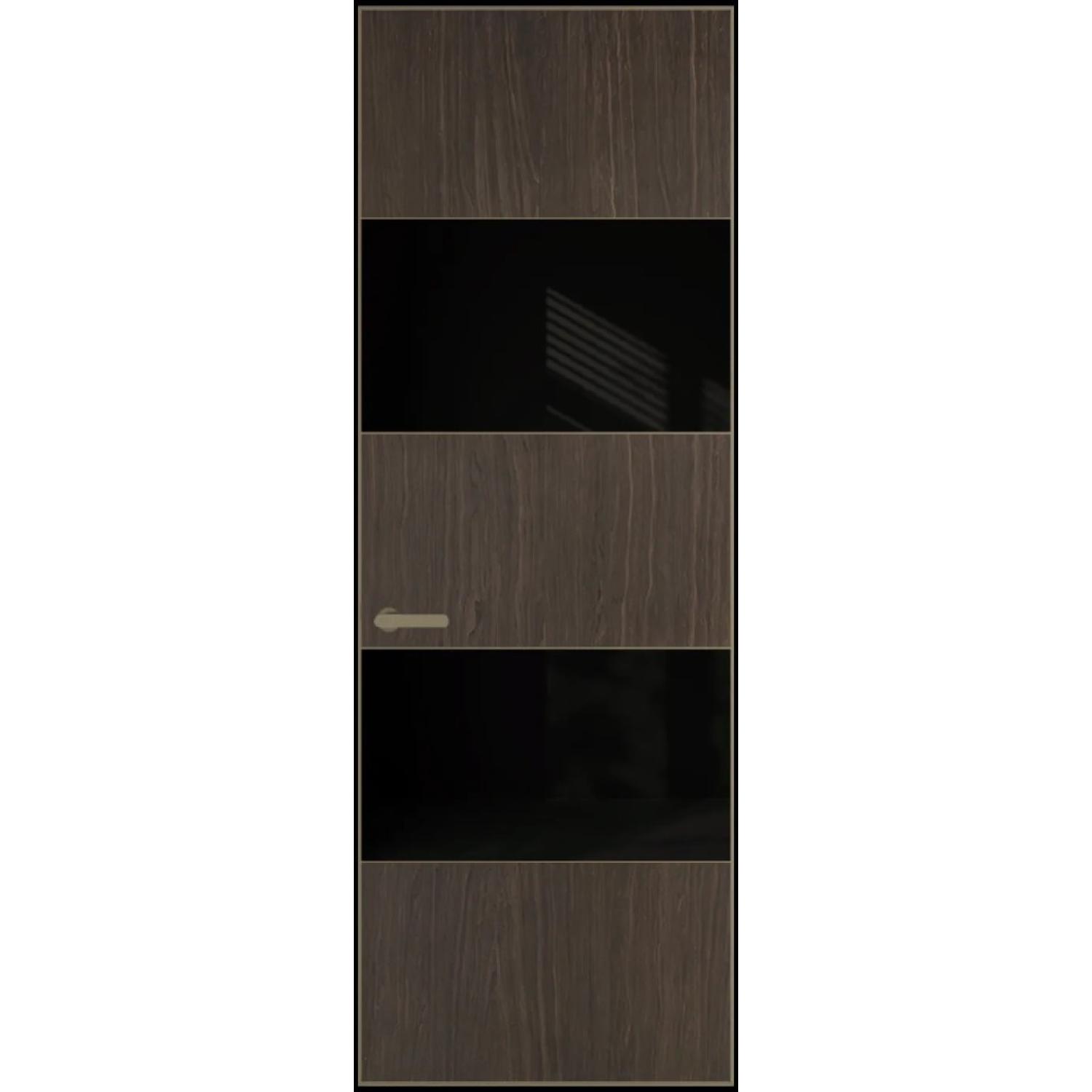 22VA натуральный шпон (Натуральный шпон ESPRESSO 1386M, Профиль Шампань, Заказная)