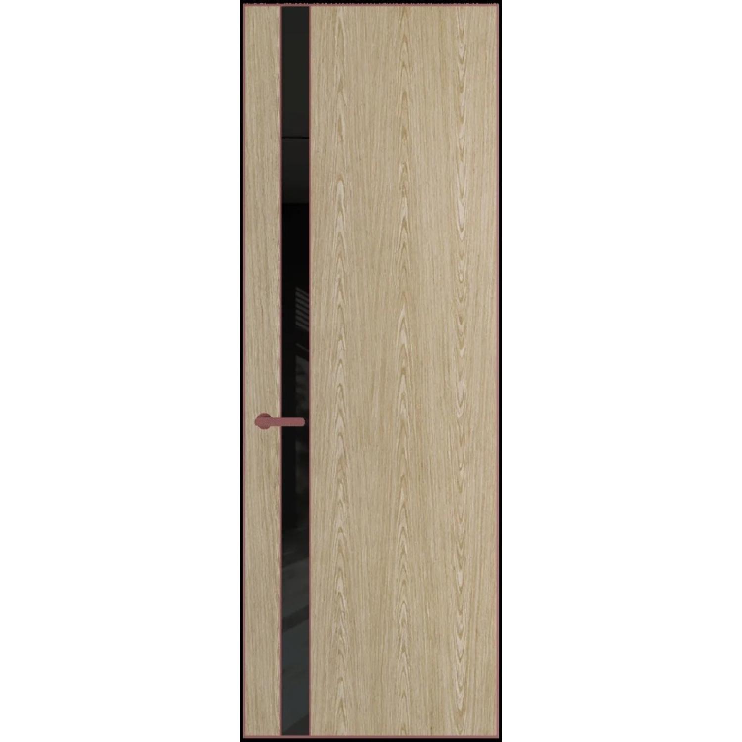 18VA натуральный шпон (Натуральный шпон DUNA 500C, Профиль Красный антрацит, Заказная)