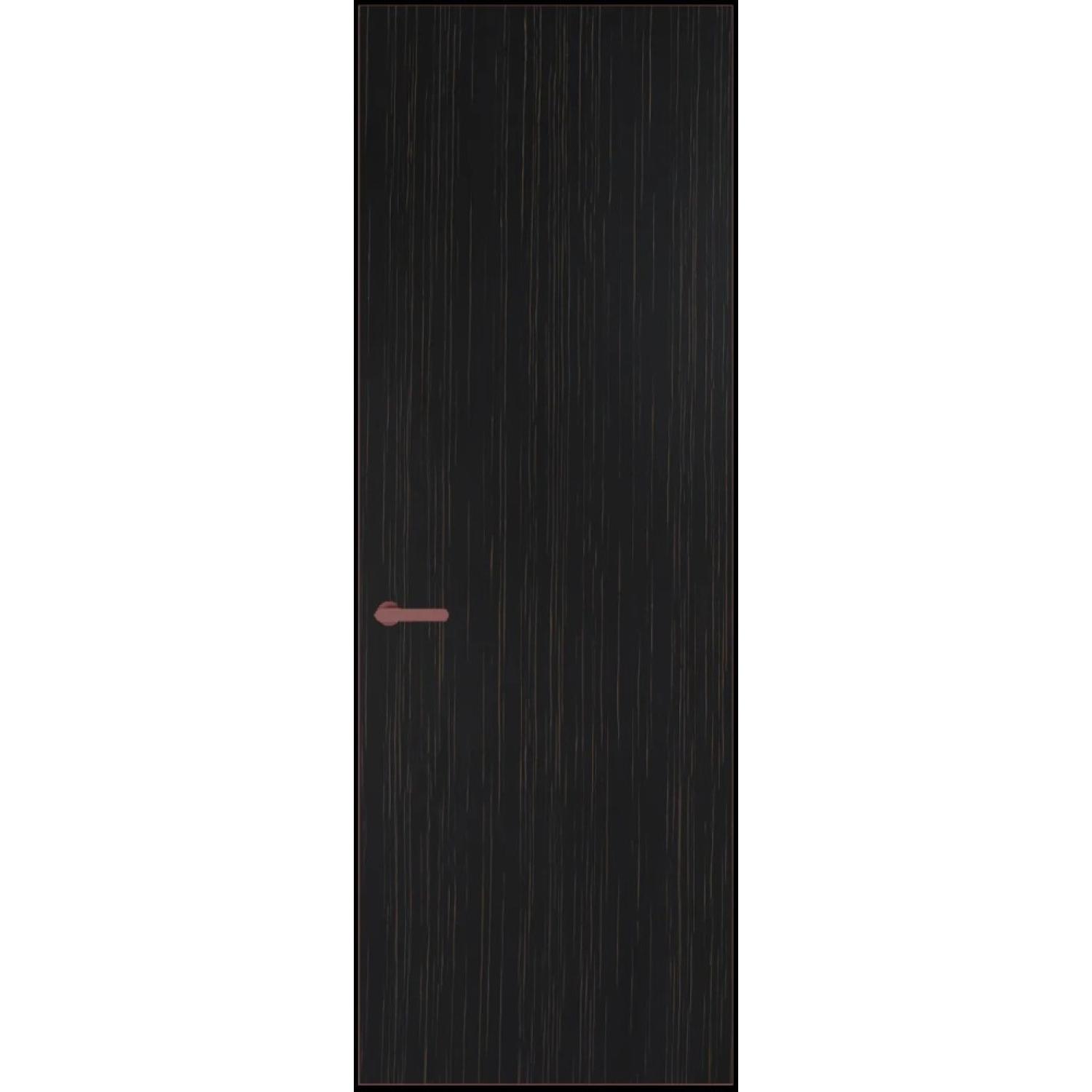 1VT натуральный шпон (Натуральный шпон ESPRESSO 1042S (в), Профиль Красный антрацит, Заказная)