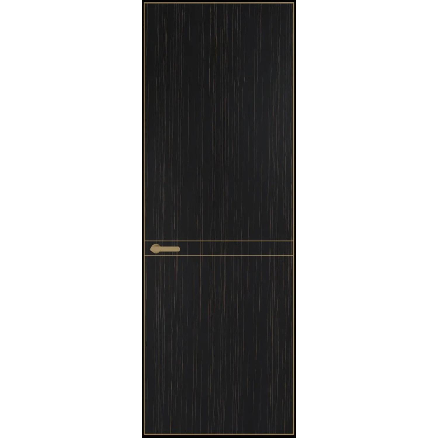 11VA натуральный шпон (Натуральный шпон ESPRESSO 1042S (в), Профиль Золото, Заказная)