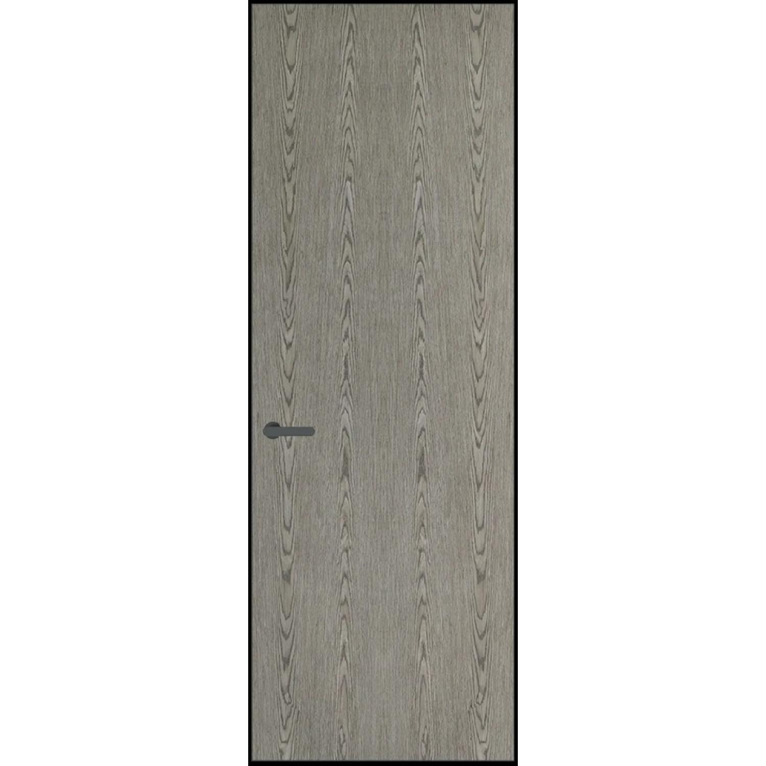 1VT натуральный шпон (Натуральный шпон BIANCHE NOTTI 08С, Профиль Серая ночь, Заказная)