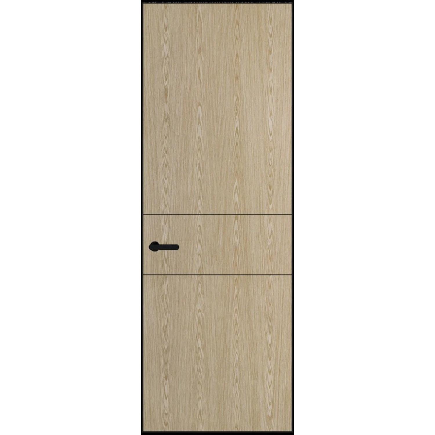 14VA натуральный шпон (Натуральный шпон DUNA 500C, Профиль Черный, Заказная)