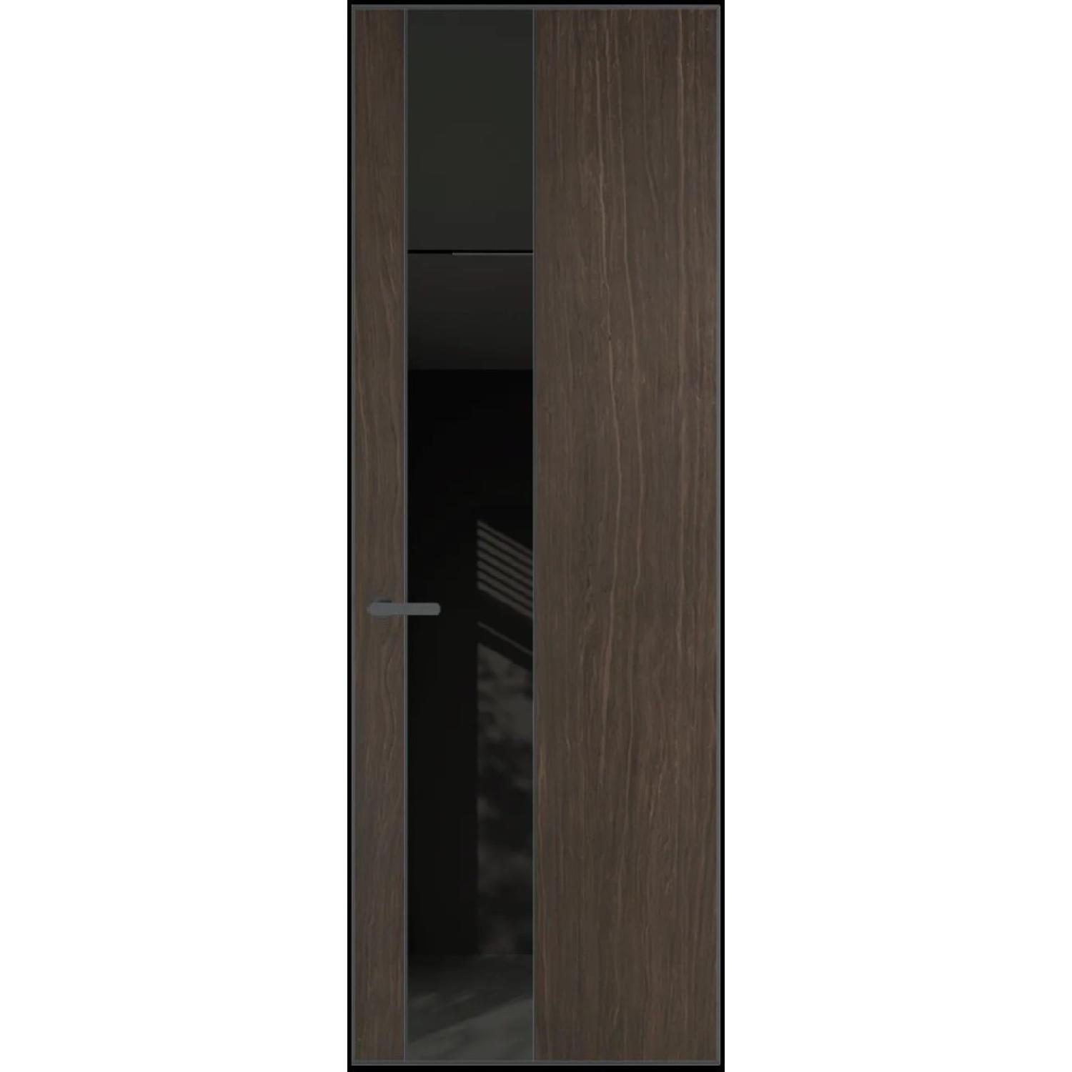 19VA натуральный шпон (Натуральный шпон ESPRESSO 1386M, Профиль Серая ночь, Заказная)