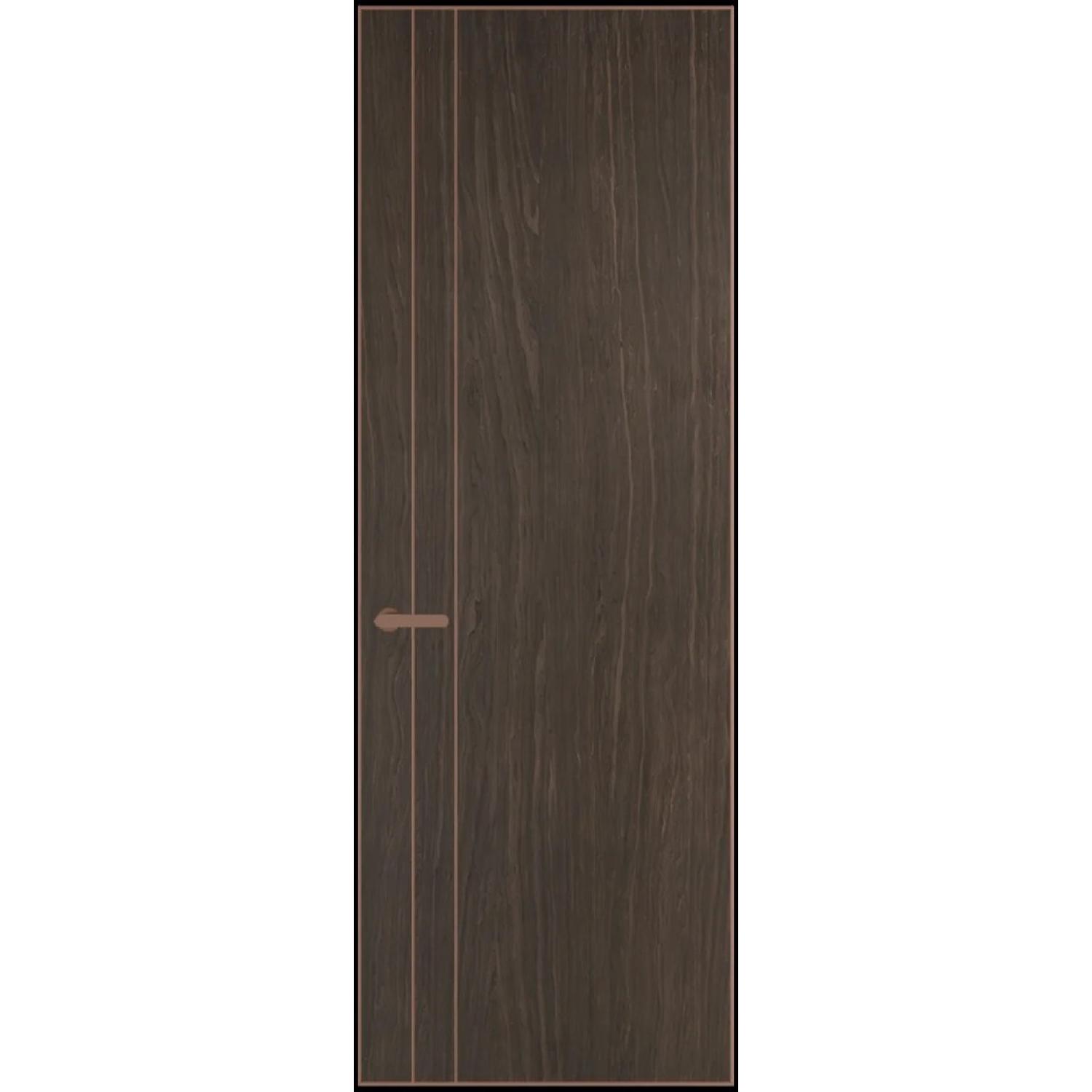 12VA натуральный шпон (Натуральный шпон ESPRESSO 1386M, Профиль Медь, Заказная)